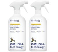 ATTITUDE Nettoyant Cuisine, Dégraissant Multi-Usage, Plaque à Induction, Comptoir de Cuisine, Certifié EWG Verified, Végane, Ingrédients à Base de Plantes, Sans Traces, Parfum Zeste d’Agrumes, 800 mL