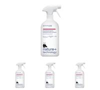 ATTITUDE Nettoyant Multi-Usage, Certifié EWG Verified, Végane, Ingrédients à Base de Plantes, Sans Traces, Cuisine, Salle de Bain, Vitres, Parfum Pamplemousse Rose, 800 mL (Lot de 4)