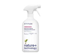 ATTITUDE Nettoyant Salle de Bain, certifié EWG, végan, à base de plantes, sans parfum, pour surfaces, carreaux, baignoires, murs de douche et joints, 800 ml