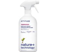 ATTITUDE Nettoyant Salle de Bain, Pour Douche, Baignoire, Joints et Toilette, Végane, Ingrédients à Base de Plantes, Sans Traces, Élimine les Résidus de Savon et Saletés, Sans Parfum, 800 mL