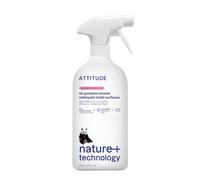 ATTITUDE Nettoyant Tout Usage, certifié EWG, 94% d’ingrédients à base de plantes, sans traces, végan, sans parfum, cuisine, salle de bain, vitres, 800 ml