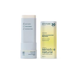 Attitude™ Oatmeal Sensitive Natural Mineral Sunscreen Face Stick SPF30 Crème Protection Solaire 20 g