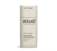 ATTITUDE Oceanly Nettoyant Visage Solide, EWG Verified, Ingrédients d'Origine Naturelle, Soin pour la Peau Végane, PHYTO CLEANSE, Sans Parfum, 8.5 g
