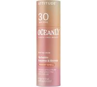 Attitude Oceanly Phyto-Sun Baume À Lèvres IP30 Peachy Shell 8,5g
