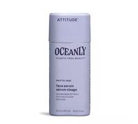 ATTITUDE Oceanly Sérum Visage Solide, EWG Verified, Ingrédients d'Origine Naturel (ISO 16128), Soin pour la Peau Végane, PHYTO AGE, Sans Parfum, 8.5 g