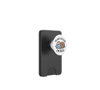 Attitude paresseuse drôle, je suis occupé à dormir PopSockets PopWallet pour MagSafe