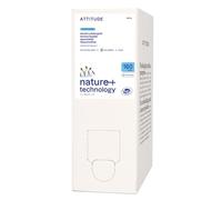 ATTITUDE Recharge de détergent à lessive liquide, certifié EWG, compatible HE, à base de plantes et végétalien, savon à lessive naturel, parfum fleurs sauvages, 160 brassées, 4 litres