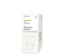 ATTITUDE Recharge Gel Douche Peaux Sensibles, certifiée EWG, avoine apaisante, testée dermatologiquement, ingrédients d’origine végétale et minérale, végan, sans parfum, 2 L