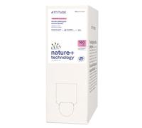 ATTITUDE Recharge Lessive Liquide, certifiée EWG, HE, végan, à base de plantes, sans parfum, 160 brassées, 4 L