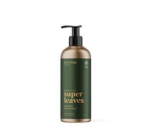 ATTITUDE Savon à Main Liquide aux Huiles Essentielles, EWG Verified, Ingrédients d'Origine Naturelle, Testé Dermatologiquement, Végane, Petit-Grain et Jasmin, 473 mL