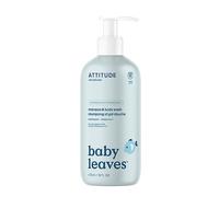 ATTITUDE Shampoing et Gel Lavant 2 en 1 pour Bébé, Certifié EWG, Testé Dermatologiquement, Végan, Bonne Nuit, 473 mL