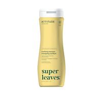 ATTITUDE Shampooing Clarifiant, certifié EWG, redonne brillance, ingrédients d’origine naturelle, végan, Feuilles de Citron & Thé Blanc, 473 mL