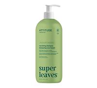 ATTITUDE Shampooing Nourrissant Cheveux Secs et Abîmés, EWG Verified, Ingrédients Naturels, Végan, À l’Huile de Pépins de Raisin et Feuilles d’Olivier, 946 mL