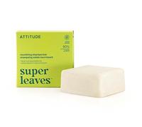 ATTITUDE Shampooing Solide Nourrissant, Certifié EWG Verified, Cheveux Secs & Abîmés, Origine Naturelle, Végane, Extrait d'Argile Bleue & Huile d'Avocat, Parfum Poire & Ambre, 113 g