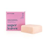 ATTITUDE Shampooing Solide Ultra-Hydratant, Certifié EWG Verified, Cheveux Secs et Abîmés, Végane, Extrait d'Argile Rose & Huile de Ricin, Parfum Noix de Coco & Baies Sauvages, 113 g