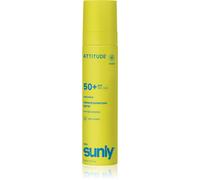Attitude Sunly Kids Mineral Sunscreen Spray SPF 50+ spray solaire minéral sans parfum SPF 50+ 75 ml