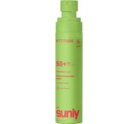 Attitude Sunly Spray Solaire Minéral Visage & Corps Enfants IP50 Pastèque & Coco Flacon Spray 75ml