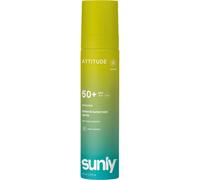 Attitude Sunly Spray Solaire Minéral Visage & Corps IP50 Sans Parfum Flacon Spray 75ml