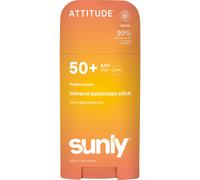 Attitude Sunly Stick Solaire Minéral Visage & Corps IP50 Coco Tropicale Stick Déodorant 60g