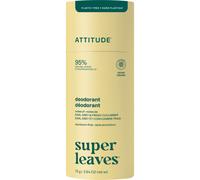 Attitude Super Leaves Natural Deodorant déodorant solide naturel sans aluminium Earl Grey & Cucumber 75 g