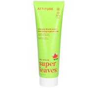ATTITUDE Super Leaves Kids Shampooing et Gel Lavant 2-en-1 Pastèque Coco 240 ml
