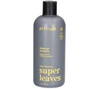 Attitude Gel douche pour homme Super Leaves Men Amber & Citrus 415 ml