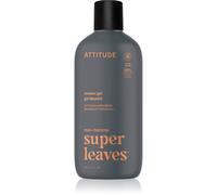 ATTITUDE Gel Douche pour Homme, Certifié EWG Verified, Nettoyant pour le Corps, Doux pour la Peau, Ingrédients d’Origine Naturelle, Végane, Parfum Patchouli & Bourbon, 415 mL