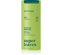 Attitude Super Leaves Natural Deodorant déodorant solide naturel sans aluminium Pear & Amber 75 g