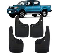 ATTLGR 4 Pièces Bavettes Voiture Avant Arrière pour Toyota HILUX Vigo KUN25 KUN26 2005-2013,Kit Anti-éclaboussures Résistant à l'usure,Protection Étanche pour Roues