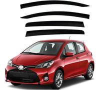 ATTLGR Déflecteurs de Vent pour Toyota Yaris Hatchback MK3-XP130 2011-2019,Fenêtre Latérale Protection Anti-Pluie Infiltration Protection,Garniture Déflecteur Voiture