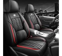 ATTLGR Housses de Siège Auto en Cuir PU Ensemble Complet pour Mazda CX-5 1. Generation (KE) 2011-2016,Respirant Imperméable,Facile à Installer,Protection Auto Toutes Saisons,D/BlackRed