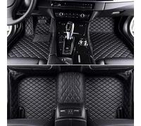 ATTLGR Tapis de Sol de Voiture pour Ford Mustang 2011-2014,Couverture ComplèTe Durable Moquettes,sur Mesure Avant Arrière Antidérapant Imperméable Tapis de Sol,A/Black
