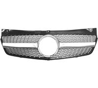 ATTLGR Voiture Avant Calandre Radiateur pour Mercedes Benz W639 Viano Vito 2011-2014,Avant Pare Chocs Capot Maille Remplacement Calandre Supérieure Tuning Accessoires
