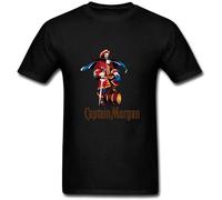 Attmye Men's Captain Morgancaptain Morgan T Shirts Black XXL