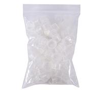 Attoo Ink Cap Cup 100Pcs/Set Pot 17mm 20mm Medium Large Plastic Microblading Pigment Accessoires Holde(L)