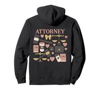 Attorney Law Office Cute Féminine Justice Design Sweat à Capuche