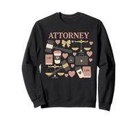 Attorney Law Office Cute Féminine Justice Design Sweatshirt