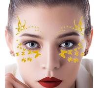 Attract Attention: Crafted with intricate patterns, our waterproof face | Attract Attention: Crafted With Intricate Patterns, Our Waterproof Face Stickers Ensure To Make You Stand Out From The Cro