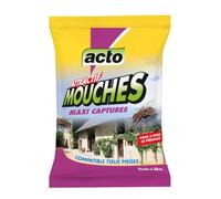 Attractif Mouches ACTO 125g : Recharge Poudre pour piégeage Massif