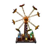 Attraction de Foire de Noël avec LED, Musique et Mouvement 36,5 x 19 x 47,6 cm