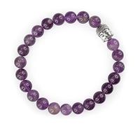 Attraction Zen BRACELET BOUDDHA Pierres Naturelles | Fait Main | Bijoux Femme Homme | Bracelet pierre naturelle | TOUTES LES PIERRES DE NOS BRACELETS SONT NATURELLES (AMETHYSTE)