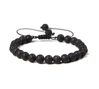 Attraction Zen BRACELET SHAMBALLA Pierres Naturelles AJUSTABLE | EBOOK Offert | Fait Main | Bijoux Femme Homme | TOUTES LES PIERRES DE NOS BRACELETS SONT NATURELLES (LAVE4mm)