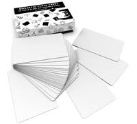 Attractivia Lot de 36 étiquettes magnétiques effaçables à sec - 14,2 x 9,4 cm - Aimants effaçables à sec - Pour bureau, éducation, maison, tableau blanc
