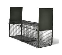 Attrape à Animaux avec 1 Porte Piège d'Animaux Cage Capture d'Animaux vidaXL