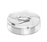 Attrape-Appareil électrique, Attrape-Mouche Automatique, Attrape Mouche Électrique Rotatif à 360°, Piège intérieur, avec Prise USB et Support Mural pour Maison, Cuisine, Restaurant, Hôtel, Bar (Blanc)