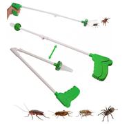 Attrape-araignée À Long Manche,Attrape-Insectes Pliable,Attrape-Insectes,Araignée Attrape,Pince À Araignée Longue À Main,Spider Catcher,pour Attraper Les Araignées Grillons Scarabées Cafards