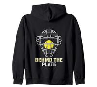 Attrape-Balle Molle derrière la Plaque Fastpitch Infield Catcher Sweat à Capuche