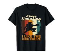 Attrape-Balle Molle Keep Swinging - Balle Molle rétro Amusante T-Shirt