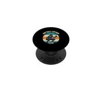 Attrape-Balle Softball rétro rétro PopSockets PopGrip Adhésif