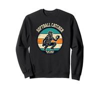 Attrape-Balle Softball rétro rétro Sweatshirt